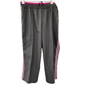 🌸3/$15🌸Small SJB Black with Pink Stripe Athletic Pants Capri Length